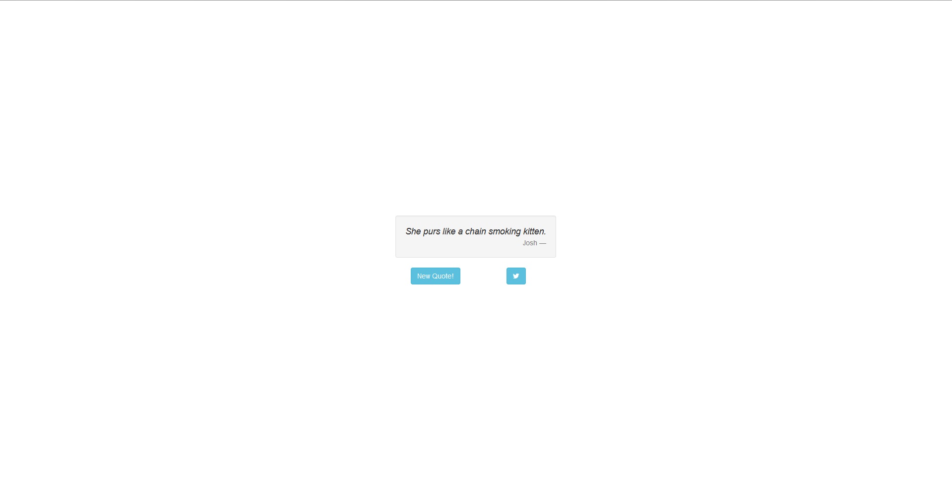 Random Quote Generator.
